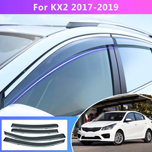 Visera de ventana para Kia K2 2017 2018 2019, visera para ventana de coche, protector de sol y lluvia, deflectores de viento, accesorios, 4 Uds. 2024 - compra barato