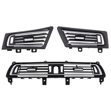 Front Row Wind Left Center Right Air Conditioning Vent Grill Outlet With Chrome Plate For BMW 7 Series F02 F01 730 735 745 750 2024 - buy cheap