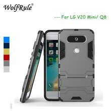 WolfRule sFor Phone Case LG V20 Mini Cover Rubber + Plastic Kickstand Back Case For LG V20 Mini Case For LG V20 Mini / Q8 Funda 2024 - buy cheap