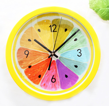 2015 NEW home decorations!Fresh fruit wall clocks,creative lemon orange fashion pastoral home decorative clock free shipping 2024 - buy cheap