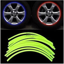 Car-styling Wheel Rim Reflective Sticker For Hyundai ix35 iX45 iX25 i20 i30 Sonata,Verna,Solaris,Elantra,Accent 2024 - buy cheap