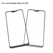 2PCS For Asus Zenfone Max Pro M2 ZB631KL X01BDA Front LCD Glass Lens touchscreen Touch Panel Outer Screen Glass without flex 2024 - buy cheap