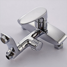 L16078 High Quality Chrome Finish Brass Material Bath and Shower Mixer 2024 - buy cheap