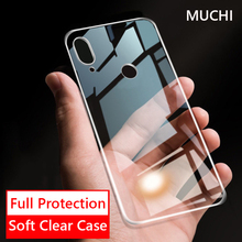 Muchi capa simples para samsung galaxy m20 de tpu, capa transparente macia para samsung galaxy m10 m30 2024 - compre barato