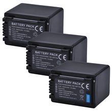 3x 3900mAh VW-VBT380 VBT380 VW-VBT190 Li-ion Battery for Panasonic HC-V110, HC-V130, HC-V160, HC-V180, HC-V201, HC-V250, HC-V260 2024 - buy cheap