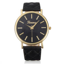 Брендовые модные женские часы, женские часы Geneva со стразами, аналоговые часы, кожаные кварцевые наручные часы, женские часы Relogio Feminino 2024 - купить недорого