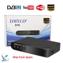 Melhor Receptor de Satélite Digital HD DVB-S2 D1S D1S Inb Receptor de TV Full HD 1080 P Apoio Receptor Biss Key Newcam youtube Youporn 2024 - compre barato