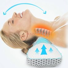 neck traction cervical Electric heating vertebra pillow cervical vertebra special adult health care pillow 2024 - buy cheap