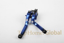 Free Shipping Blue&Blue&Black CNC Extending&Folding Brake Clutch Levers For Yamaha FZ6 FAZER S2 2004-2010 2005 2006 2007 2008 2024 - buy cheap