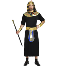 Взрослый Для мужчин золотистого египетского фараона Тутанхамона Костюм Короля для мужчин Хэллоуин вечерние костюмы традиционный Египет К... 2024 - купить недорого