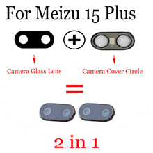 Lente de Cristal para cámara trasera Mei zu 15 Plus 15 Plus, pieza de repuesto de carcasa circular, alta calidad, 5,95 pulgadas 2024 - compra barato