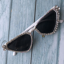 ZAOLIHU-Gafas de sol con forma de ojo de gato para mujer, lentes de sol femeninas hechas a mano con diamantes, UV400, para deportes al aire libre 2024 - compra barato
