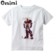 Children's Japanese Robot Series Grendizer T-shirts Boy and Girl Summer Short Sleeve White T Shirts Kid Clothing Tops 2024 - buy cheap