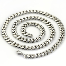 GNAYY JEWELRY 5pcs wholesale 5mm wide Polished curb chain  stainless steel Jewelry women Mens necklace 16''-28'' Free Shipping 2024 - buy cheap