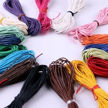 10 meters 1.5MM Waxed Leather Thread Wax Cotton Cord String Strap Necklace Rope Bead For shamballa Bracelet 17 Colors Choice 2024 - buy cheap