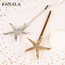 Hairpins Accessories Girls Women For Headwear Clips Fashion Hair Hairclip Hair Ornaments C370 Barrette Starfish Hairgrip 2024 - buy cheap