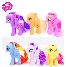 См 6 шт./компл. 8 Hasbro My Little Pony игрушки Дружба это волшебный пони ПВХ фигурки героев набор Коллекционная модель куклы для детей 2024 - купить недорого