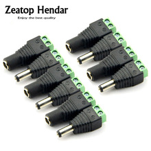 50Pairs (50 x Male + 50x Female)  2.1x5.5MM DC Power Jack Plug Adapter Connector for CCTV 2024 - buy cheap