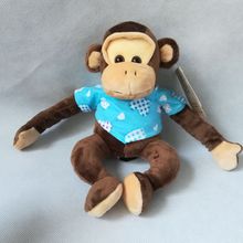 Высококачественные товары, 24 см, коричневая обезьяна, тканевая Магнитная обезьяна, плюшевая игрушка, детская игрушка, Рождественский подарок h033 2024 - купить недорого