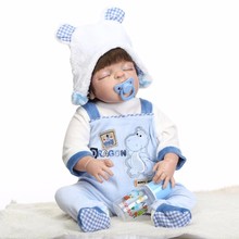 Npk, bonecas bebê reborn realistas artesanais, 23 polegadas, bonecas reborns vivos, bebê, brinquedo lavável 2024 - compre barato