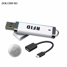 Lector de Ntag-213 RFID con puerto USB, lector de etiqueta NFC, RFID, 13,56 Mhz, ISO15693, estilo u-disk, 13,56 MHz, 5 uds. 2024 - compra barato