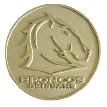 Environmental protection electroplated gold aluminum coin horse logo coin 2024 - buy cheap