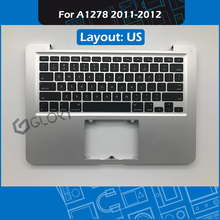 Capa superior a1278 para macbook pro, 13 polegadas, a1278, com teclado dos eua, 2011, 2012 2024 - compre barato