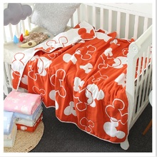Manta de muselina gruesa para bebé, manta infantil de 6 capas de algodón, envoltura de sobre para recién nacido, mantas de cama de 120x150cm 2024 - compra barato