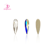 100 piezas A2538 2x6mm 3x10mm cristal y AB gota unicornio diseño de diamantes de imitación 3D para decoración de uñas 2024 - compra barato