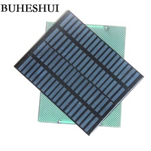 BUHESHUI 1.5W 18V Polycrystalline Solar Panel Solar Cell Module DIY Solar Charger For 12V Battery Epoxy 140*110MM Free Shipping 2024 - buy cheap