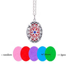 70cm Vintage Aromatherapy Necklace Essential Oil Diffuser Necklace Photo Locket Necklace Pendant Perfume Star Oval Necklace 2024 - buy cheap