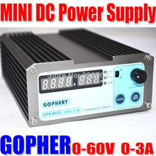 Free shipping precision Compact Digital Adjustable MINI DC Power Supply OVP/OCP/OTP low power 60V3A 110V-230V 0.01V/0.01A 2024 - buy cheap