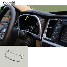 For Toyota Highlander 2018 2019 2020 Car Garnish Detector Trim ABS Dashboard Meter Instrument Panel Gauge Frame 1pcs 2024 - buy cheap