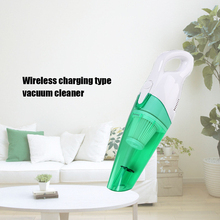 1PC New  Mini Home&Car hand held Vacuum Cleaner  Portable  Wireless charging Dust Collector with light green 2024 - buy cheap