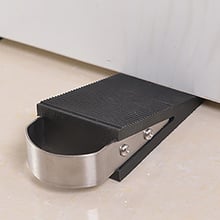 1 PC Rubber Door Stopper Wedge Block Guard Wind Dust Blocker Stopper Protector For Home Children Office With Stainless Steel 2024 - buy cheap