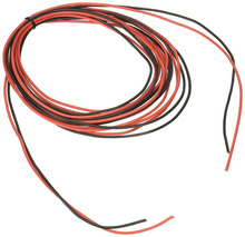 Alambre de silicona de calibre 20, 10 pies [5 pies negro y 5 pies Rojo], resistente a altas temperaturas, suave y Flexible, 20 AWG 2024 - compra barato