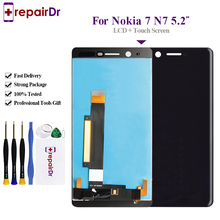 100% Tested For Nokia 7 LCD Display Touch Screen Digitizer Assembly 5.2'' 1920*1080 For Nokia 7 LCD N7 Lcd Replacement Parts 2024 - buy cheap