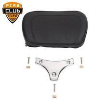 Sissy barra encosto almofada com suporte destacável passageiros encosto almofada modelos para harley touring flhr flhx flhx 1997-13 14 15 16 17 2024 - compre barato