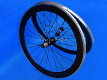 FLYXII Brand New Clincher Wheelset 700C Road Bike 60mm  Bicycle Wheel Full Carbon Glossy Clincher Rims With Alloy Brake Surface 2024 - buy cheap
