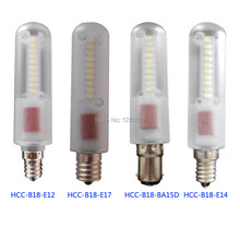 LED T6 BA15D Socket Candelabra screw base exit bulb 0.6W cool white  70LM led emergency tube light 2024 - buy cheap