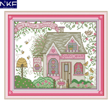 Cabine Carimbado Cross Stitch Patterns 11CT14CT DIY Kits NKF Needlework Bordado Ponto Cruz Chinesa Conjunto para Decoração de Casa 2024 - compre barato