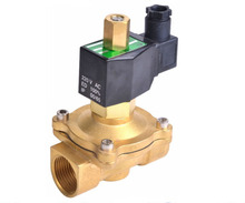 1 1/2 inch   2W series normally open solenoid valve brass electromagnetic valve air ,water,oil,gas 2024 - buy cheap