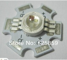 20PCS 3W RGB Color High Power LED Chip Light with 20mm base 2024 - buy cheap