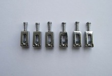 KAISH Set of 6 Chrome Guitar Narrow Spacing Saddles fits TL Bridge ST Trem Bridge 2024 - buy cheap