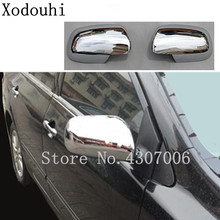 Espejo retrovisor lateral de vidrio para coche, molduras de Marcos, 2 uds., para Toyota Corolla Altis 2008 2009 2010 2011 2012 2013 2024 - compra barato