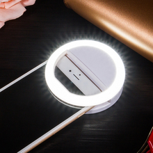 36 Светодиодная бесступенчатая настраиваемая селфи кольцевой вспышка световая камера Улучшенная фотография светящаяся лампа для iPhone 8 7 6 6S Plus X Samsung LG 2024 - купить недорого
