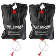 LGFM-2 x 20L Camping Shower bag- Portable Solar Heated 5 Gallon/20 Litre Travel Shower bag - Black 2024 - buy cheap