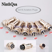 10sets GX16 Aviation plug 16mm 2P 3P 4P 5P 6P 7P 8P 9P 10P Male Plugs Female Socket Connector kit Interface 2024 - buy cheap