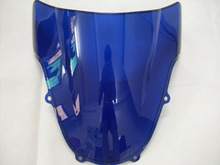 Para-brisa azul para motocicleta suzuki gsxr600, gsxr750, gsxr 600, 750, k1, k2, k3, 2001 a 2003, 2002, 01, 02, 03 2024 - compre barato