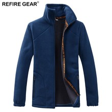 Refire Gear Men's Polar Fleece Jacket Men 2018 Spring Warm Outdoor Sports Windproof Coats Male Trekking Camping Hiking Jackets 2024 - buy cheap
